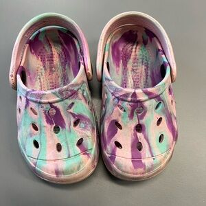 Lily&Dan toddler girl size 5/6 shoes crocs clogs